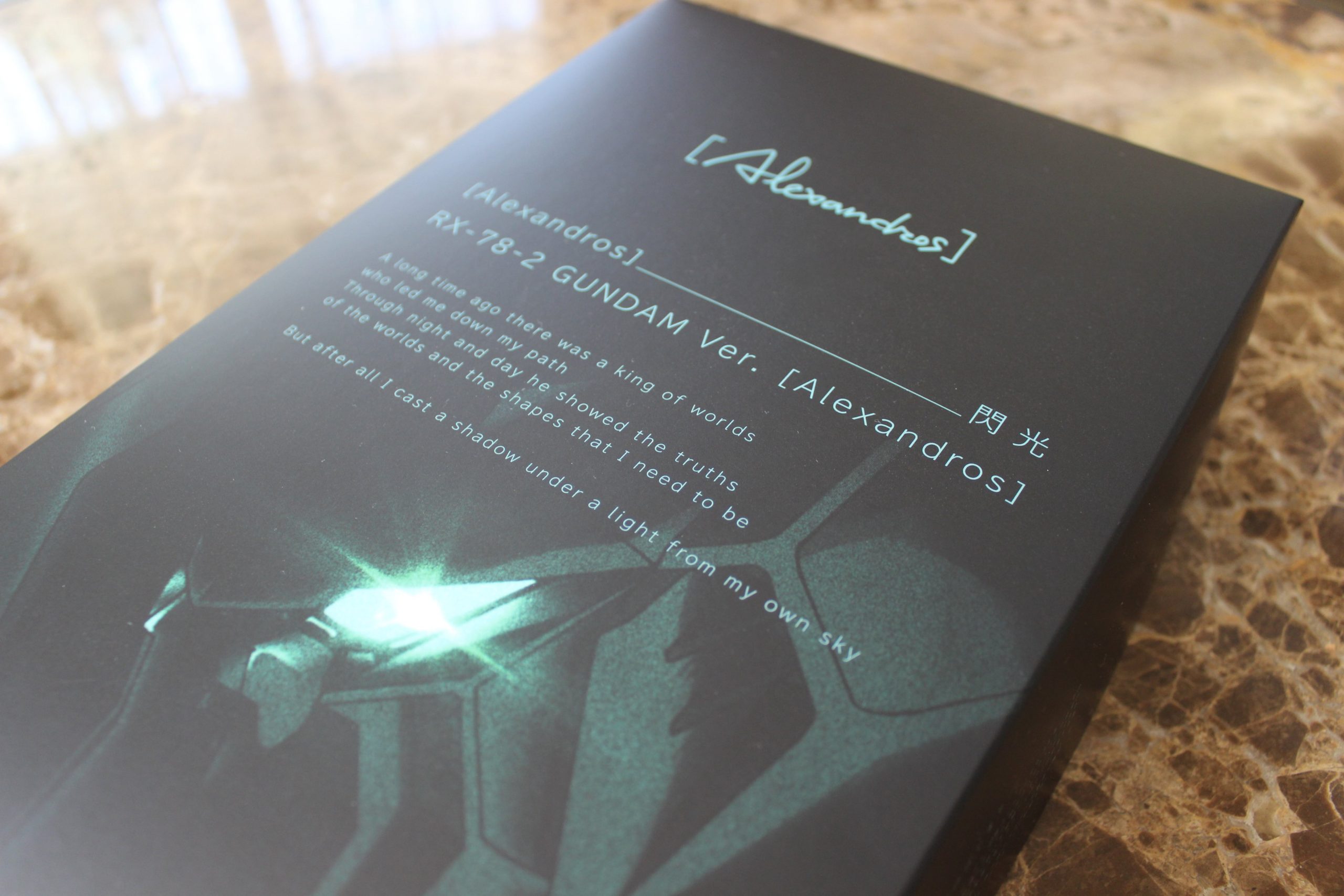 Unboxing [Alexandros]'s “Senkou” Limited Edition Single and Gunpla