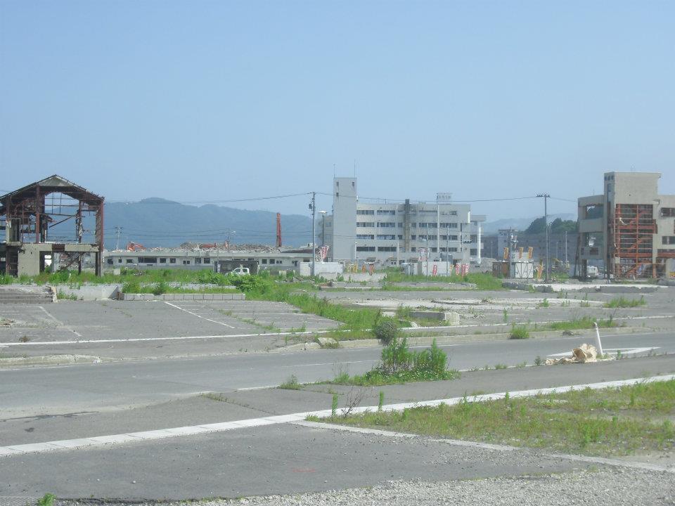 The area around Shizugawa Public Hospital.