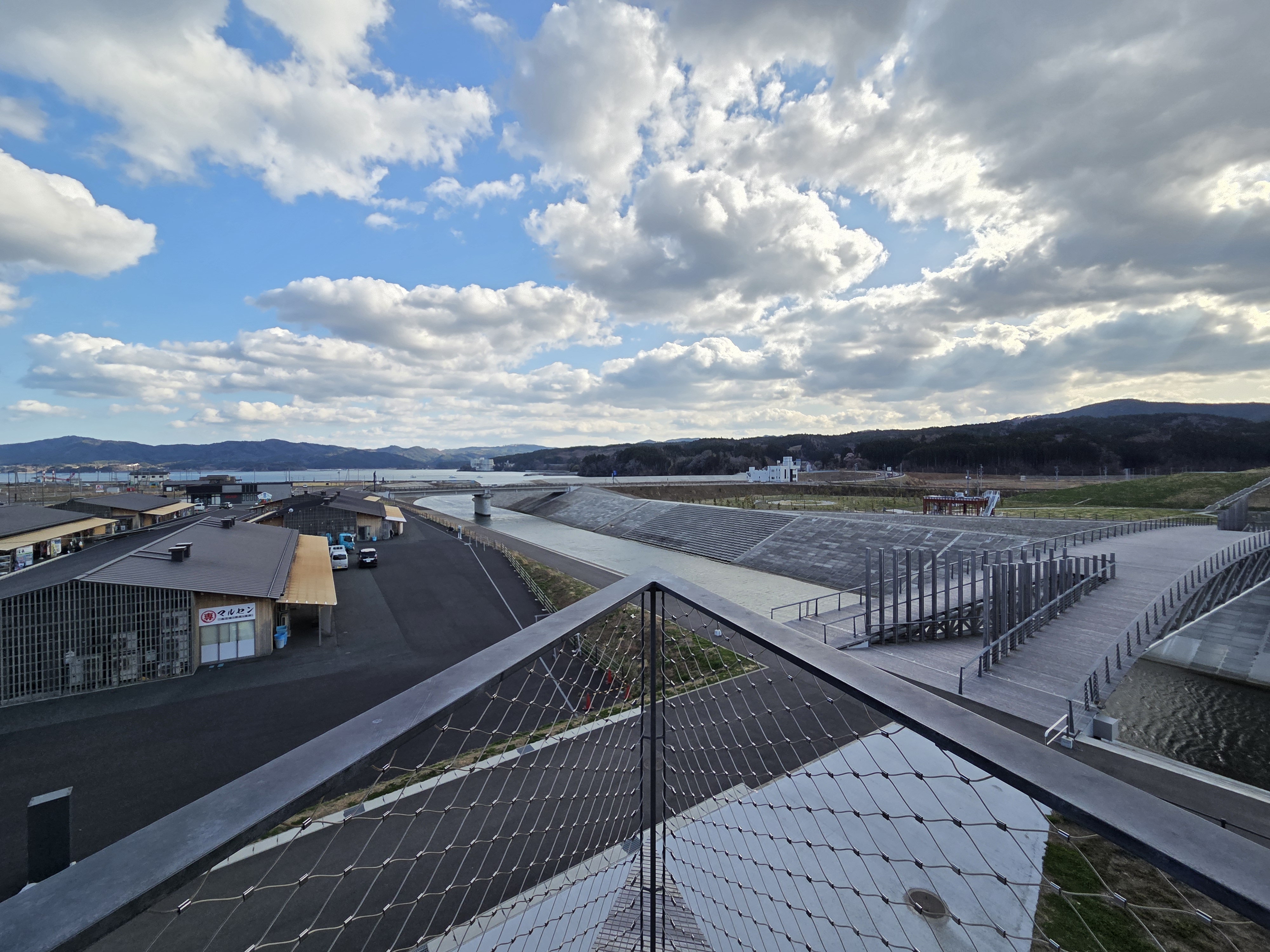 A view of the park from the museum observation deck.